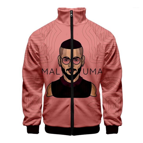 

fashion loose figure print mens stand collar jackets casual males clothing 3d digital print mens designer jackets, Black;brown