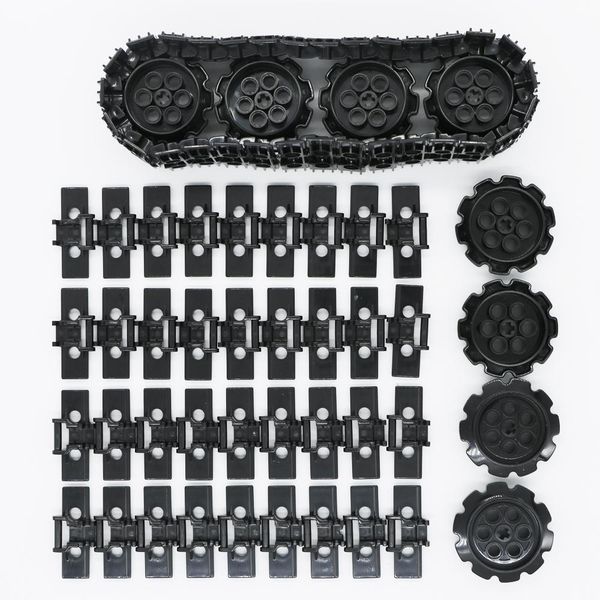 

building wheel track accessory compatible technic caterpillar education technic tank toy part blocks excavator digger moc brick yxlcbg