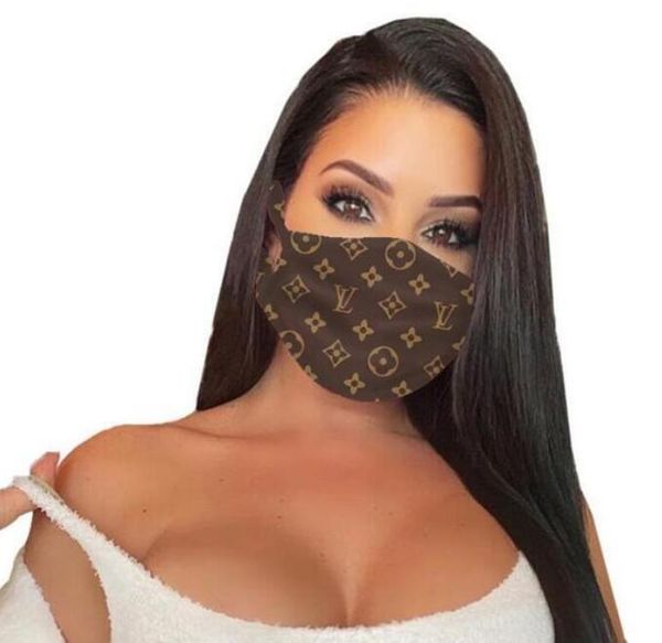 

7colors washable reusable letter print dustproof cotton mask men women mouth masks outdoor cycling riding protective party face mask, Silver