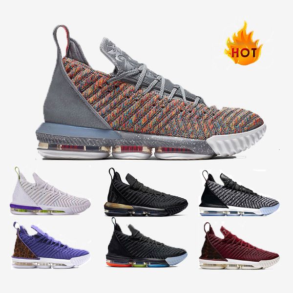 

luxury james xvi 16s mens basketball shoes equality home designer sneaker oreo white court purple multicolor trainer sports shoes szie 7-12, Black