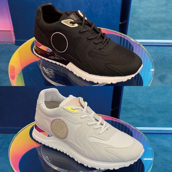 

dhl 20ss new arrival mens designer run away sneaker fashion luxury designer shoes men trainer sneakers, Black