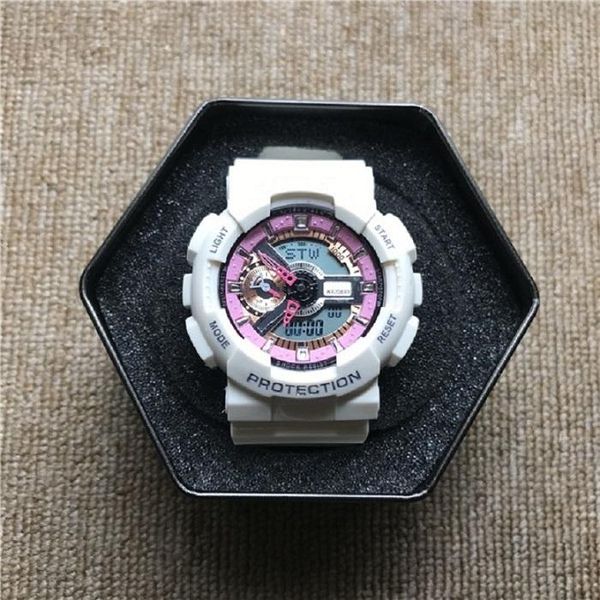 

time outdoor led and out oak world watch waterproof digital shockproof men's sports royal iced watch tkgvx, Slivery;brown
