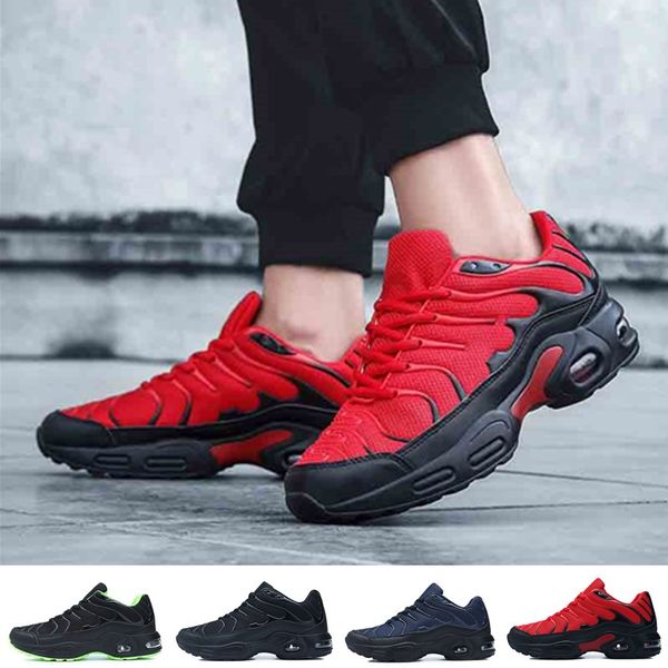 

mens air cushion sneakers fashion running shoes lace up casual breathable tennis sports shoes