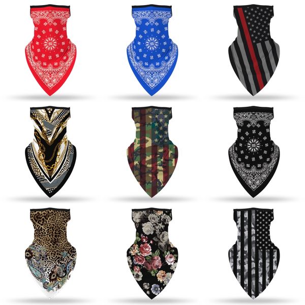 

2020 women men hiking scarf new colorful rose printing outdoor cycling sports face mask headwear#883, Black