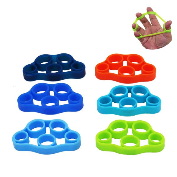 

fdbro fitness expander stretcher silicone finger hand grip finger rings grips finger training equipment durable portable
