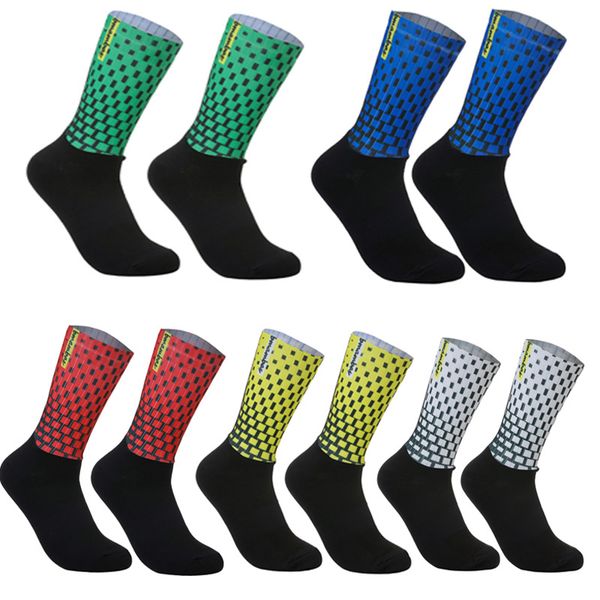 

compressprint quality professional brand sport pro cycling socks comfortable road bicycle socks mountain bike racing, Black