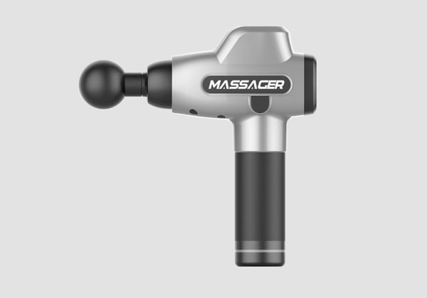 

the massage gun 1200r-3200r brushless motor, low noise, back massage, beat muscles to relieve body pain, fitness equipment