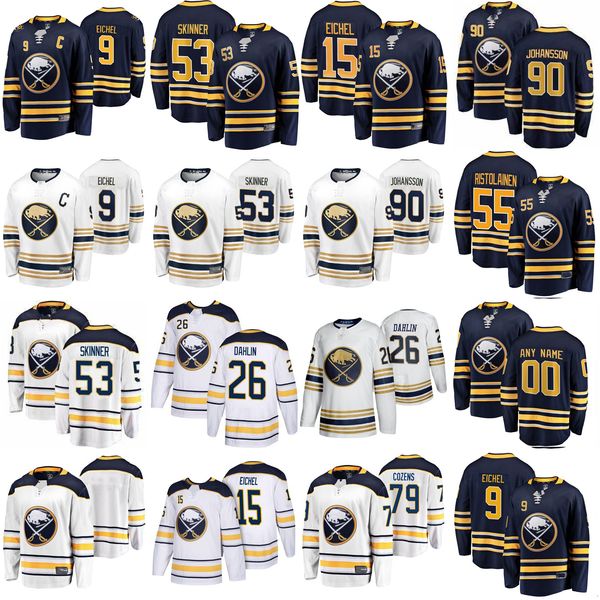 

баффало трикотажные изделия 9 айкел джерси 90 marcus johansson 26 rasmus далин 53 джефф скиннер 15 айкел хоккей трикотажные прошитой, Black;red