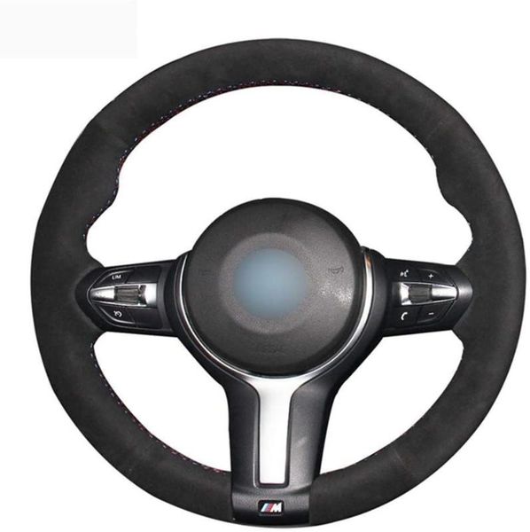 

mm diy black suede leather car steering wheel cover for f87 m2 f80 m3 f82 m4 m5 f12 f13 m6 x5 m f86 x6 m f33 f30 sport