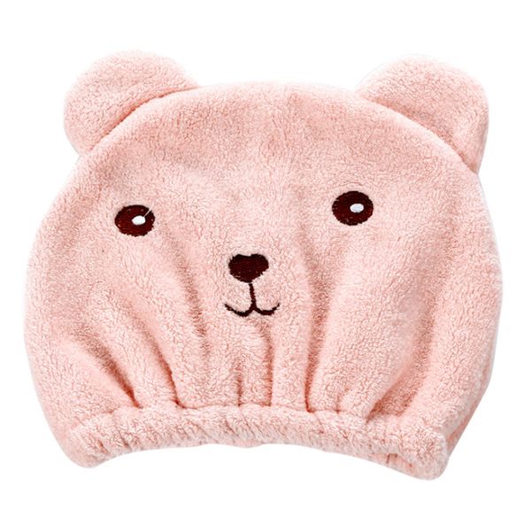 

cartoon soft head wrap cute bear quick-dry towel strong absorbing dry hair cap