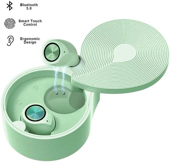 

cgjxstws wireless earphone bluetooth headphone support siri call waterproof in -ear earbuds noise reduction headset for android xiaomi ios i