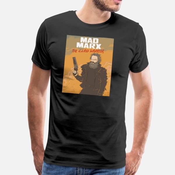 

mad marx the class warrior philosophy geek s t shirt men knitted short sleeve o-neck formal loose new style summer pattern shirt