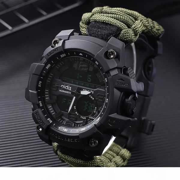 

shock sport watches big dial quartz digital military waterproof men wristwatches male clocks men's watch deportivos reloj hombre t71906, Slivery;brown