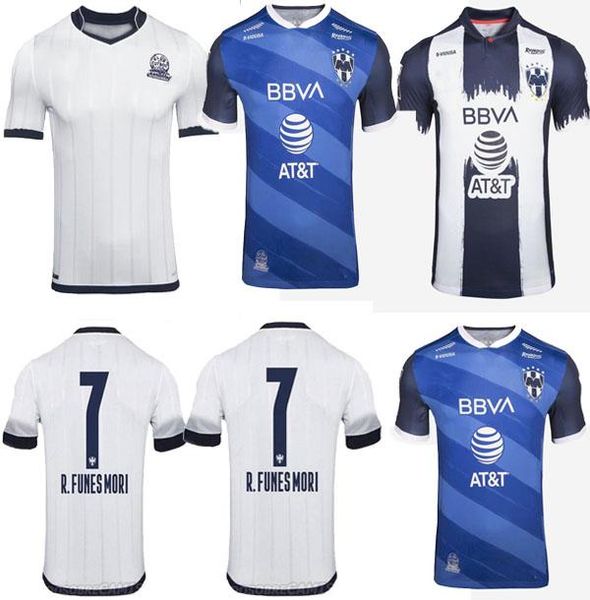 

2020 2021 cf monterrey soccer jerseys funes mori ake loba 20 21 rayados 75 years anniversary kit janssen layun football shirt, Black