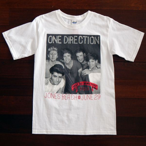 

one direction 2013 take me home tour jones beach official t-shirt womens small