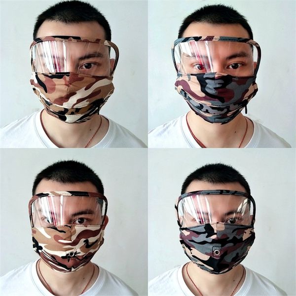 

camouflage face shields zipper mask suction hole earloop mascarillas washable reusable respirator protective adults kids good 9 5tr e2