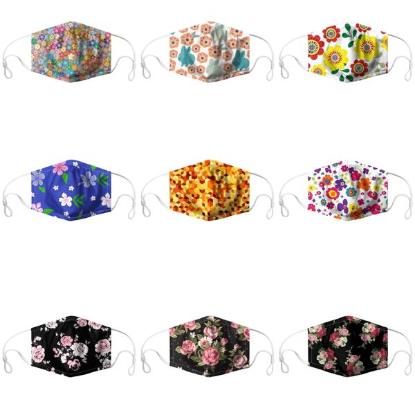 

face masks designer mask washable ultraviolet-proof dustproofriding cycling sports print mouth masks men and women outdoor#951, Black