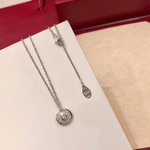 

2020 new women's fashion temperament net red japanese korean simple personality trend ins cool wind pendant necklace clavicle chain, Silver