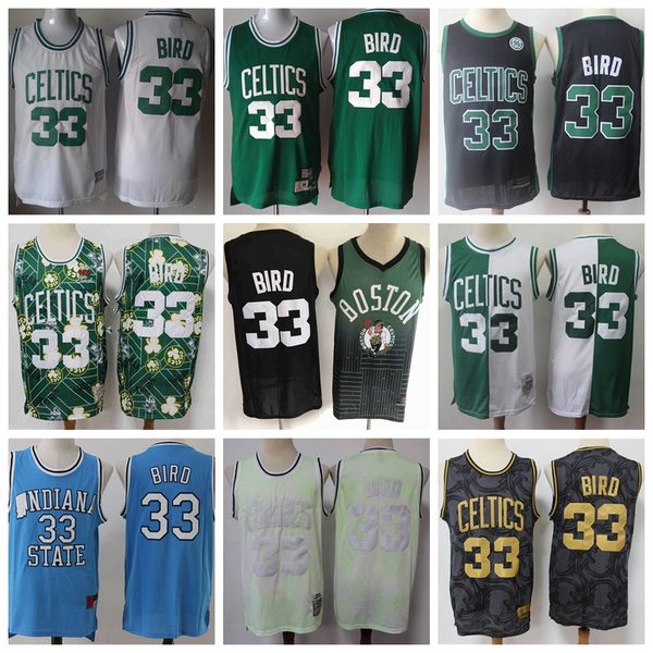 

vintage boston celtics men paul 34 pierce jersey larry 33 bird kevin 5 kg garnett bill 6 russell ray 34 allen basketball jerseys, Black;red