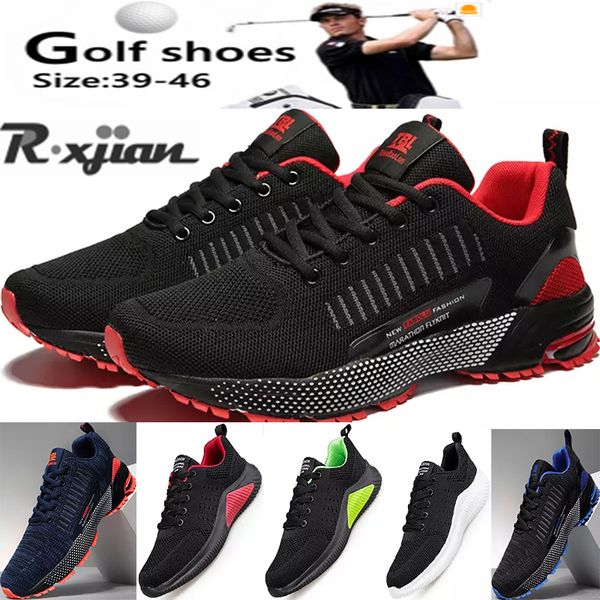 

r.xjian brand men's golf shoes breathable summer outdoor grass walking sports shoes professional golf sports men's busines