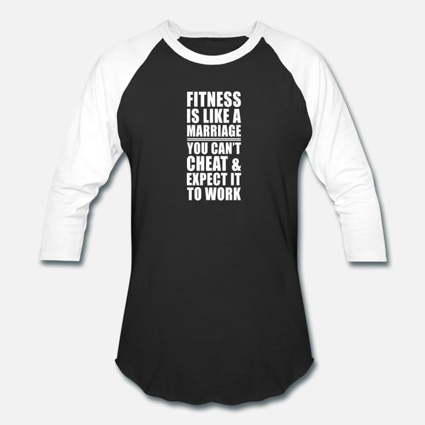 

fitness is like marriage funny t shirt men customize tee shirt s-3xl pattern loose breathable summer outfit shirt