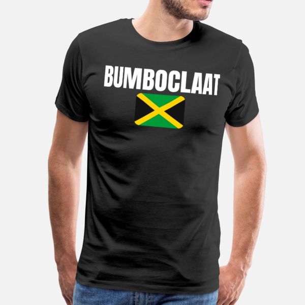 

bumboclaat jamaican slang t shirt men printed short sleeve round collar novelty gift comical summer style letters shirt