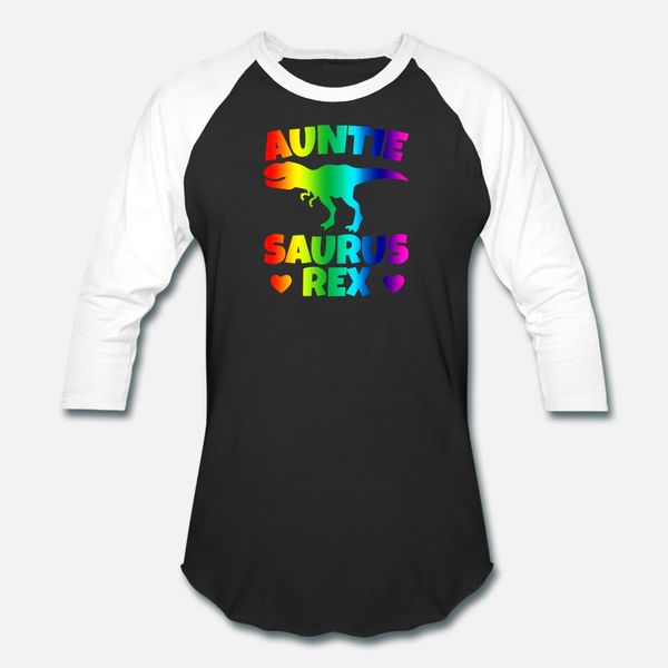 

gay aunt lgbt rainbow dinosaur auntie saurus t shirt men print short sleeve round neck male sunlight casual summer novelty shirt