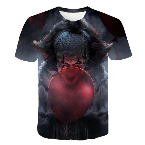 

mens horror clown o collar cosplay for man 3d print shirts hentai anime hentai men clothing