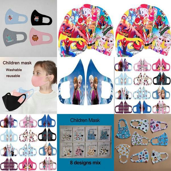 

ткань рот лицо мультфильм dhl дети защита маска маска обложка нос stretch многоразовая маска моющегося характера iuvsr bbgargden