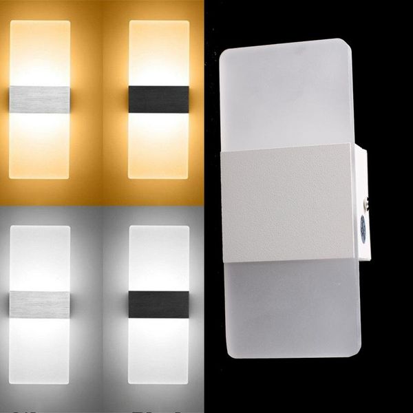 

wall lamp led light cube sconce bulb home decor indoor outdoor up down lighting for bedroom lamps