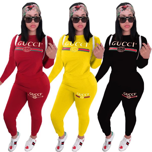 

plus size 2xl women tracksuit 2 pcs set pullover hoodies+pants casual printing letter outfits outdoor panelled sweatsuits jogging suit tz001, Black;gray