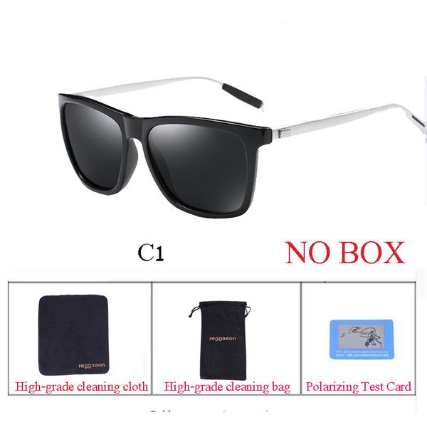 

aluminum magnesium men's and women's polarized sunglasses brand design sunglasses leg mirror lens sole glasses, White;black