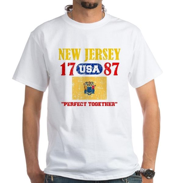 

2019 new mens t shirts new jersey / usa 1787 statehood