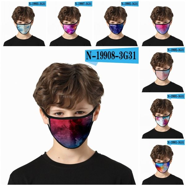 

washable face masks anti haze respirator dustproof mascarilla not adjustable hanging ear printing multicolour thin carnival 2 2fdc d2