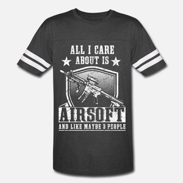 

all i care about is airsoft and 3 people t shirt men knitted cotton size s-3xl male anti-wrinkle basic summer style letters shirt
