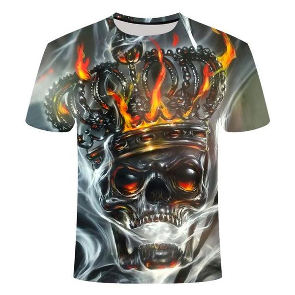

3d skull poker men brand mens 3d print shirts aesthetic plus size aesthetic men clothing