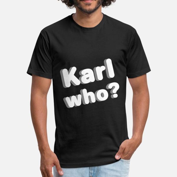 

karl who t shirt men printed short sleeve s-xxxl kawaii fitness new style spring autumn unique shirt