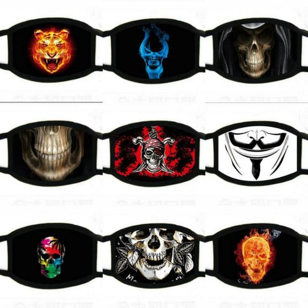 

proof protective red washable cartoon ultraviolet cubrebocas mask con riding print reusable face funny visor mask bike running odlwj