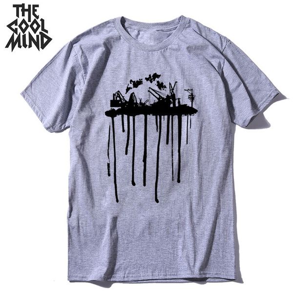 

coolmind 100% cotton cool men tee shirt casual short sleeve men t shirt o-neck kniited men tshirt male knitted male t-shirt