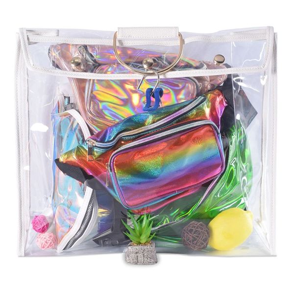 

transparent dust bag purse organizer dustproof handbag wardrobe hook holder x5xa