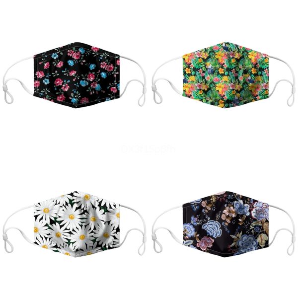 

респиратор мультфильм нетканые рот маска анти загрязнение дышащий печать маски для взрослых # 458, Black