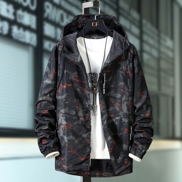 

men's jackets plus 10xl 9xl 8xl 7xl 6xl 5xl spring autumn mens casual camouflage hoodie jacket men clothes windbreaker coat male outwea, Black;brown