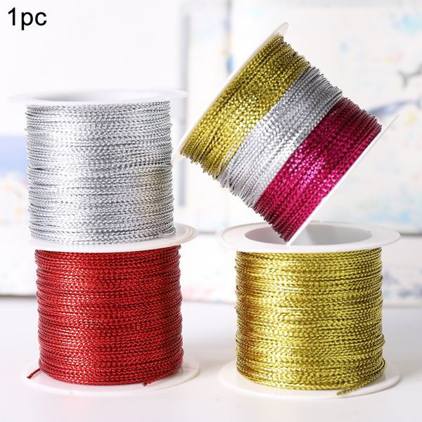 

gold twine string with coil packing for jewelry diy craft trademark christmas