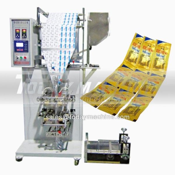 

6 lanes ice lolly tube packing machine/multi line jelly packing machine