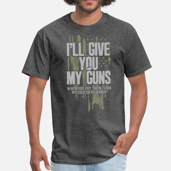 

gun rights t shirt men designs cotton plus size 3xl natural gift humor spring autumn slim shirt
