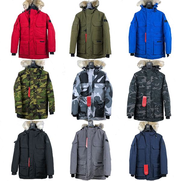 

canada autumn and winter warm mens designer new 90% goose down slim hooded down vest thick casual mens down jacket, Black