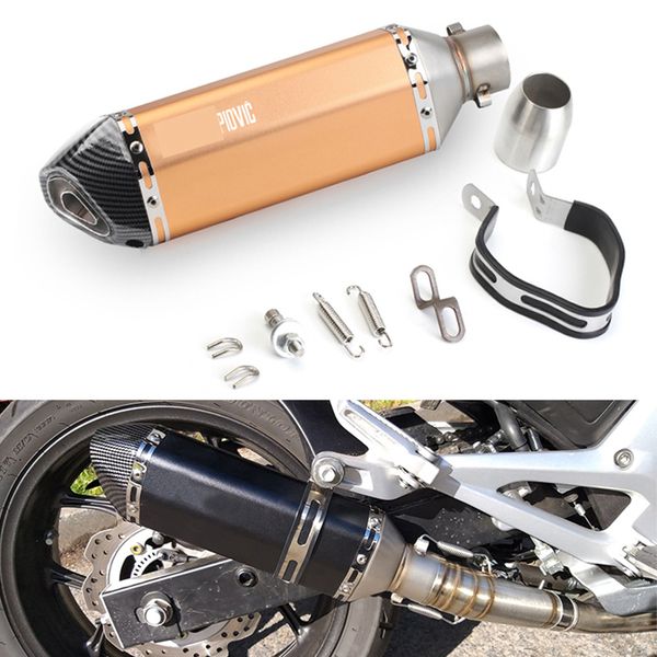 

length:300 370 470mm interface:51mm ak motorcycle exhaust pipe modified muffler pipe for xp 530/500 t-max tmax530 tmax500