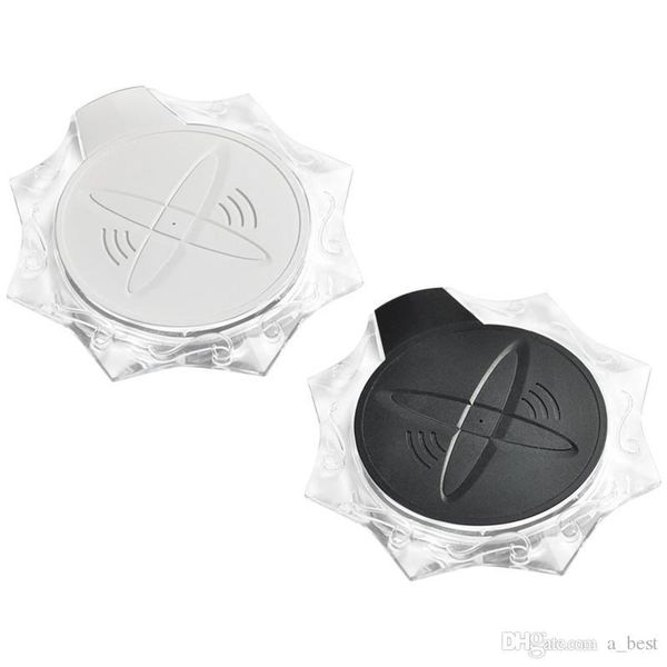 

qi crystal wireless charger for iphone 11 pro max xs xr x 8 7 samsung note10 k10 charging pad lighted portable fast charger