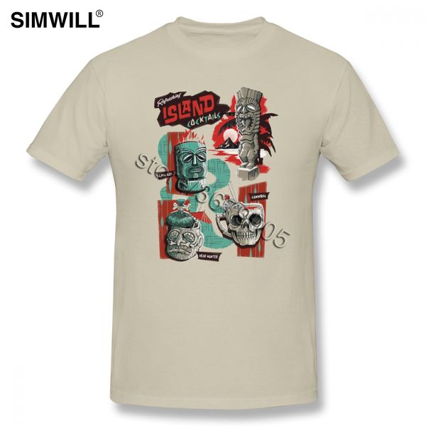 

male creative short sleeves unhappy hour print t-shirts crew neck soft cotton regular fit t shirts graphic tees