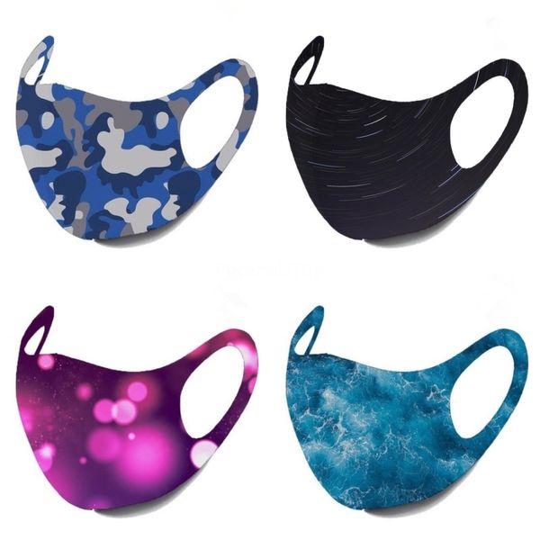 

jexpb new starry sky cycling skull scarf soft hairband skull scarf outdoor face mask headband light breathable edc print magic headwear 6#59